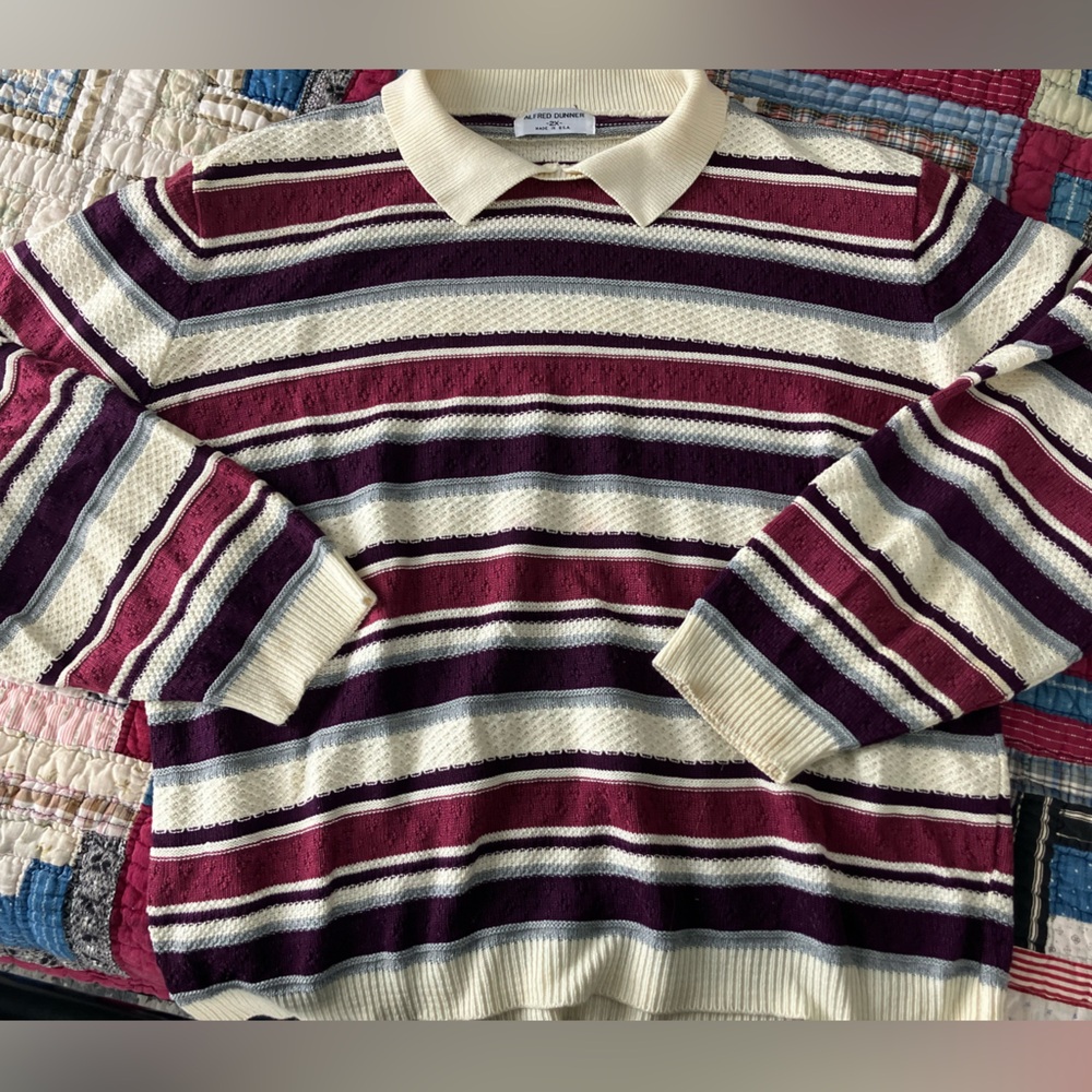 Alfred dunner collared sweater